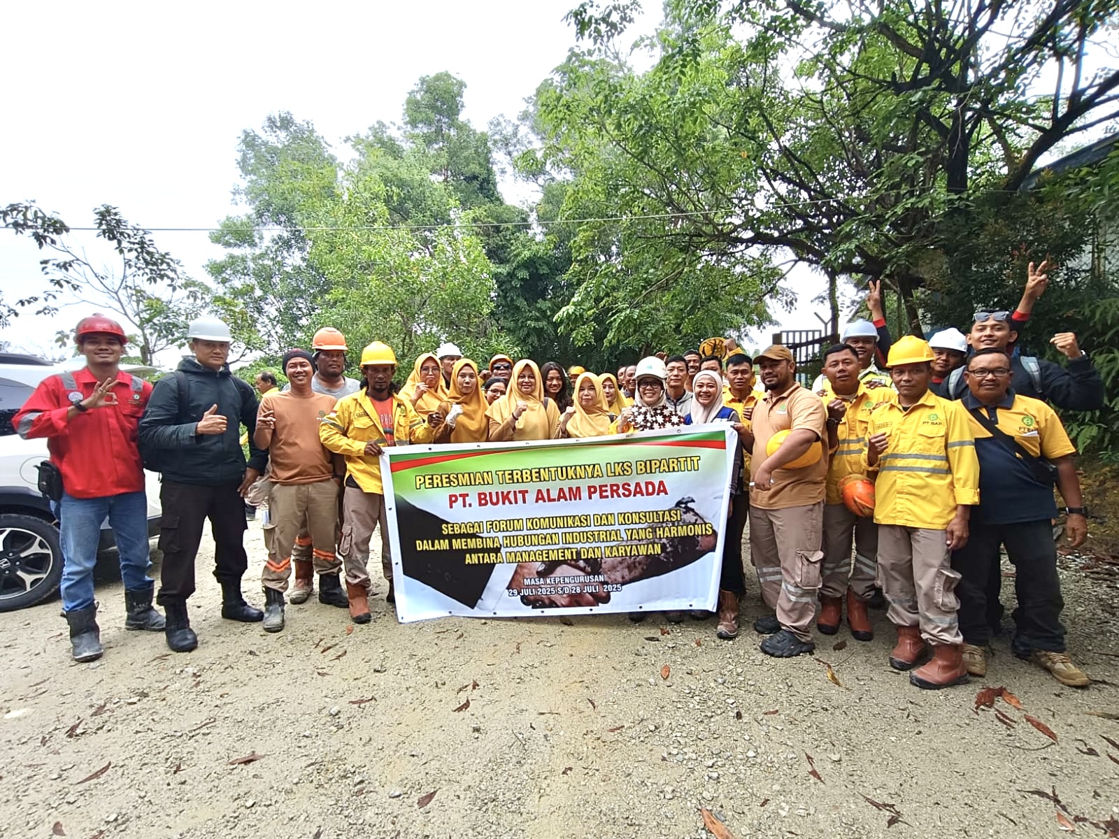 Peresmian LKS Bipartit PT. Bukit Alam Persada sebagai Wujud Komitmen Mewujudkan Hubungan Industrial yang Harmonis